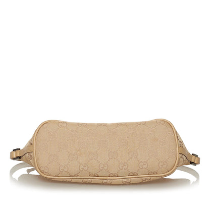 Gucci GG Canvas Boat Baguette (SHG-28580)