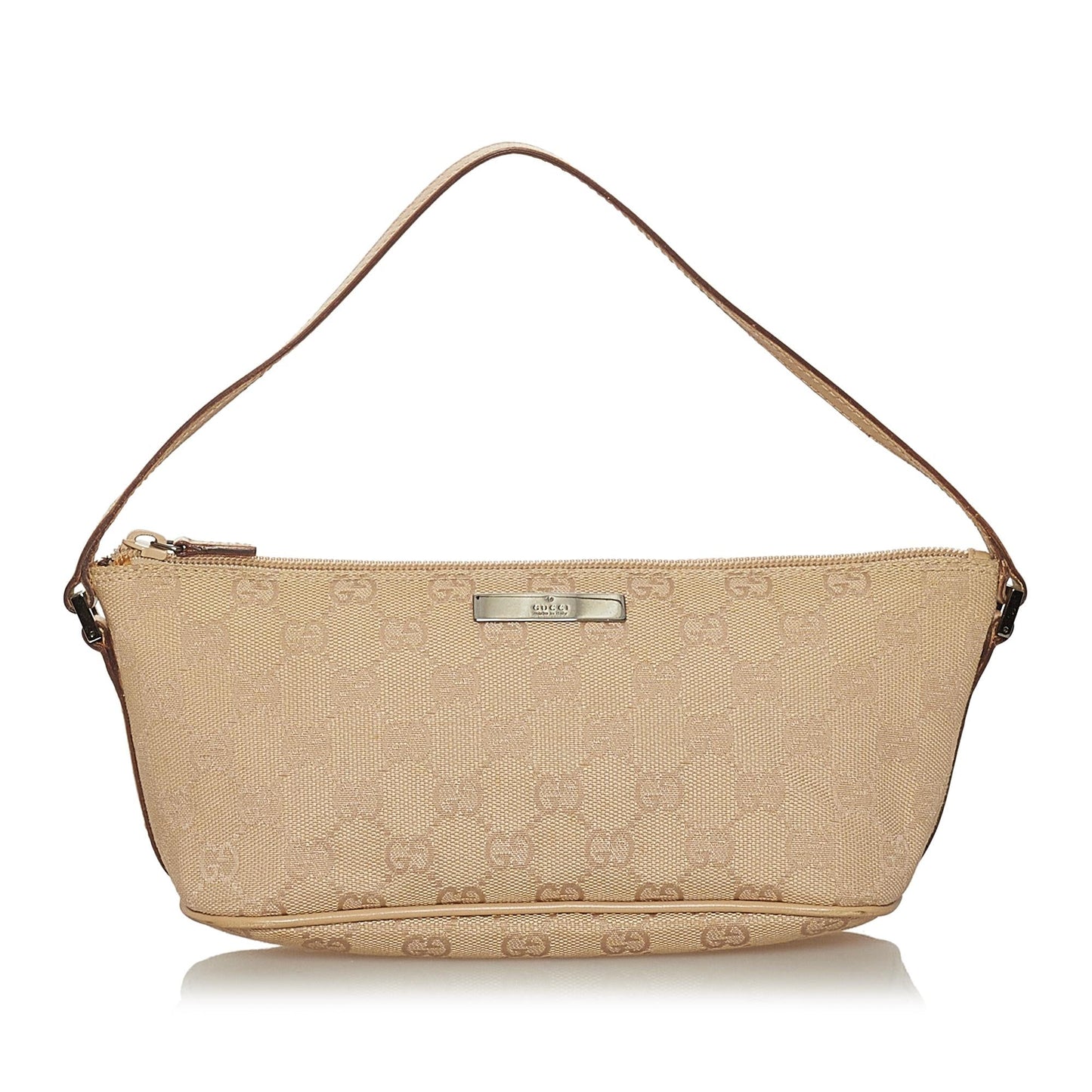 Gucci GG Canvas Boat Baguette (SHG-28580)