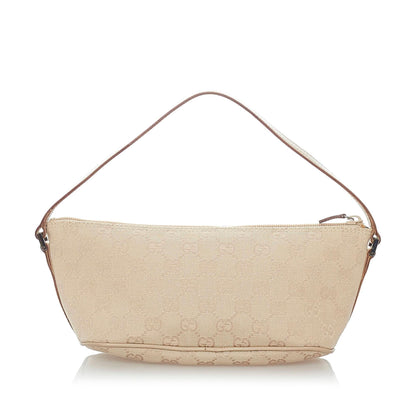 Gucci GG Canvas Boat Baguette (SHG-33165)