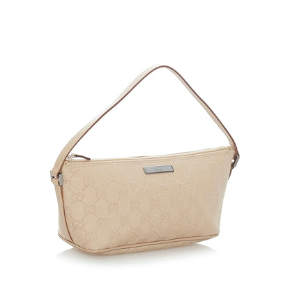 Gucci GG Canvas Boat Baguette (SHG-33165)