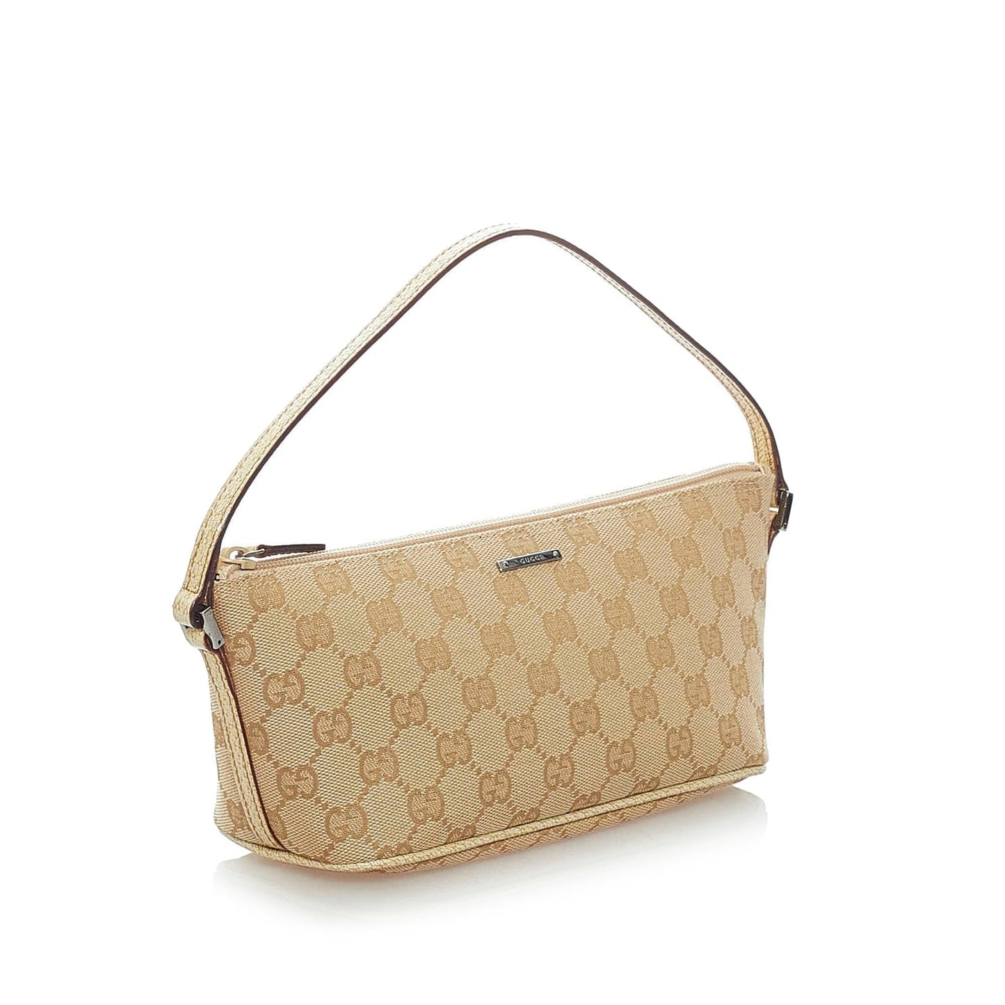 Gucci GG Canvas Boat Baguette (SHG-33179)