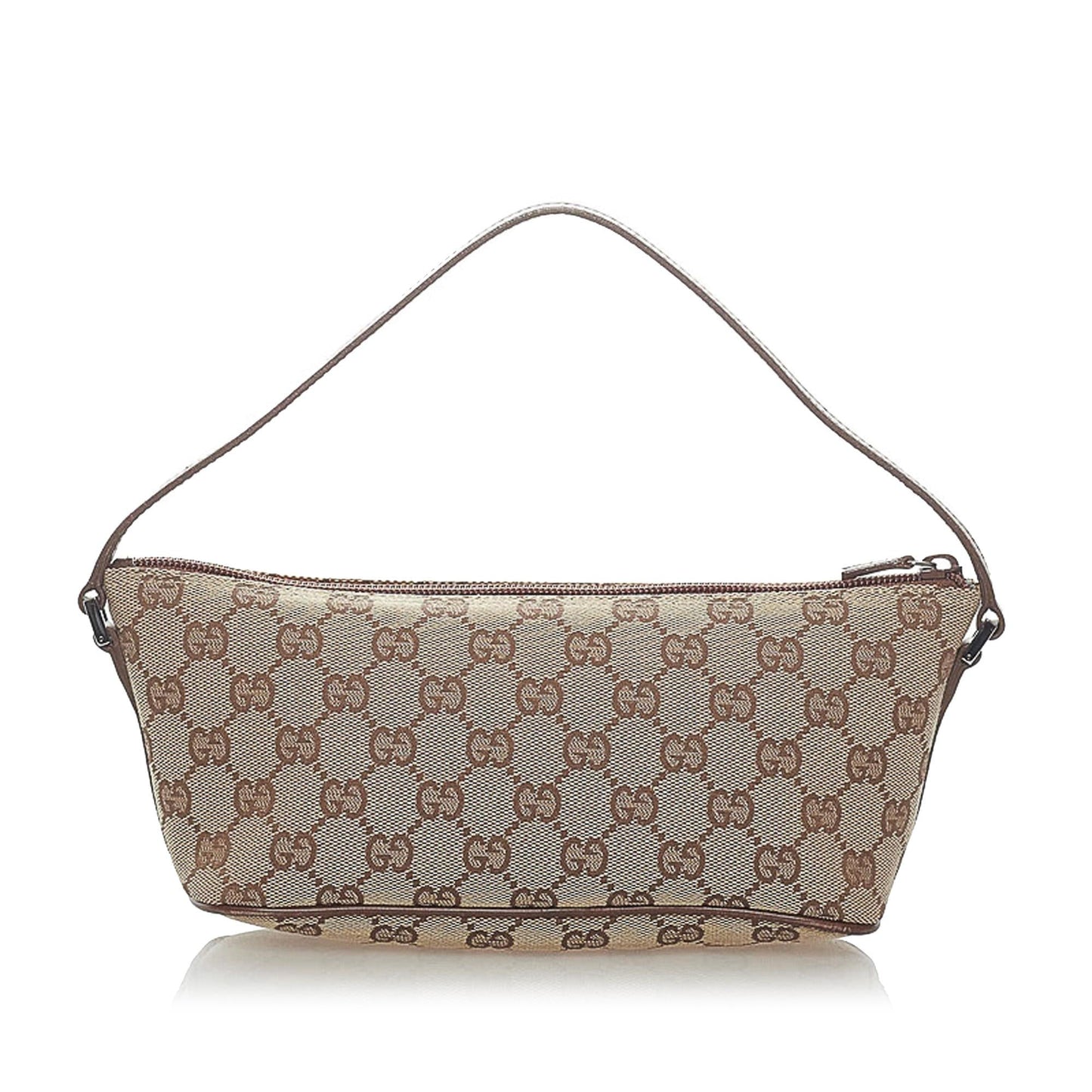 Gucci GG Canvas Boat Baguette (SHG-33190)