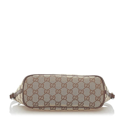 Gucci GG Canvas Boat Baguette (SHG-33190)