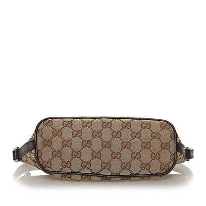 Gucci GG Canvas Boat Baguette (SHG-33224)