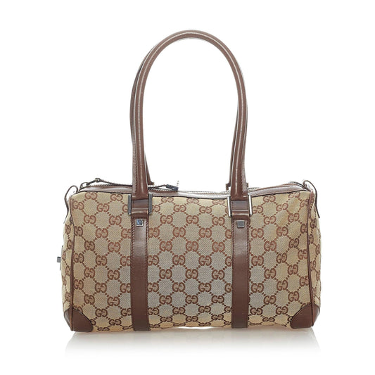 Gucci GG Canvas Boston Bag (SHG-33086)