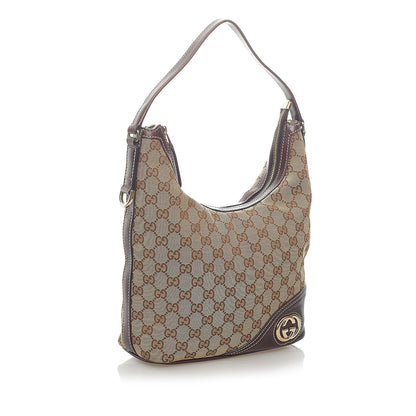 Gucci GG Canvas Britt Shoulder Bag (SHG-33188)