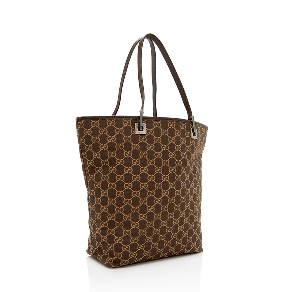 Gucci GG Canvas Bucket Large Tote (SHF-14481)