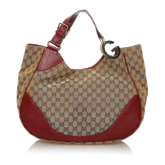 Gucci GG Canvas Charlotte Shoulder Bag (SHG-28683)