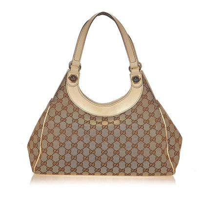 Gucci GG Canvas Charmy Shoulder Bag (SHG-26010)