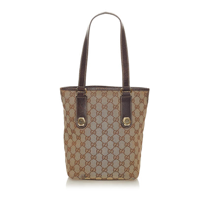 Gucci GG Canvas Charmy Tote Bag (SHG-27678)