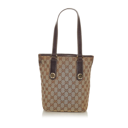 Gucci GG Canvas Charmy Tote Bag (SHG-27678)