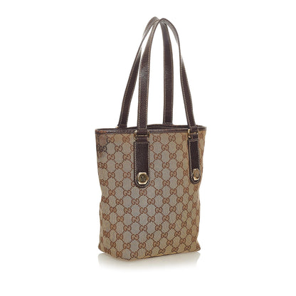 Gucci GG Canvas Charmy Tote Bag (SHG-27678)