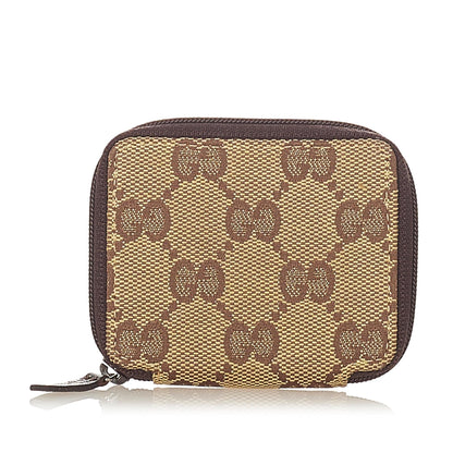 Gucci GG Canvas Coin Pouch (SHG-24138)