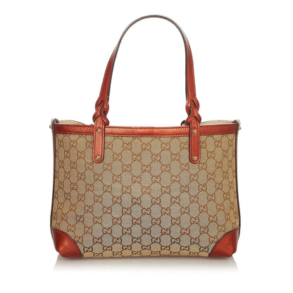 Gucci GG Canvas Craft Tote Bag (SHG-26288)