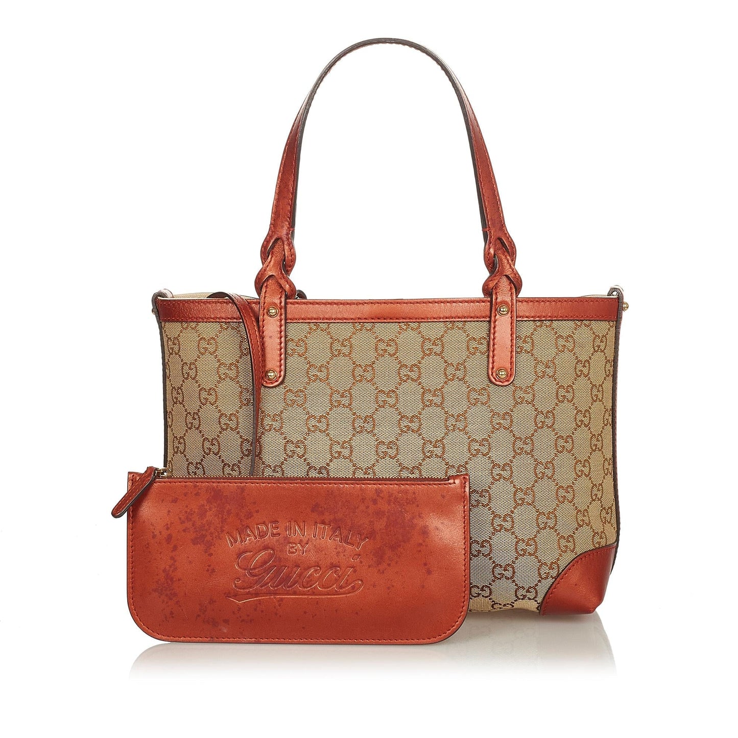 Gucci GG Canvas Craft Tote Bag (SHG-26288)