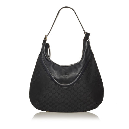 Gucci GG Canvas Crest Hobo Bag (SHG-28708)