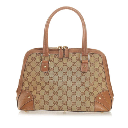 Gucci GG Canvas Dome Nail Handbag (SHG-19816)