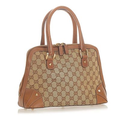 Gucci GG Canvas Dome Nail Handbag (SHG-19816)