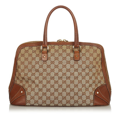 Gucci GG Canvas Dome Nail Handbag (SHG-25305)