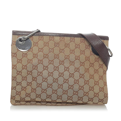 Gucci GG Canvas Eclipse Crossbody Bag (SHG-33529)