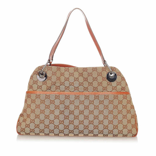 Gucci GG Canvas Eclipse Shoulder Bag (SHG-21477)