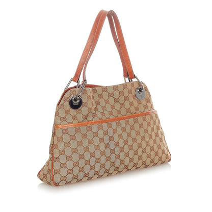 Gucci GG Canvas Eclipse Shoulder Bag (SHG-21477)