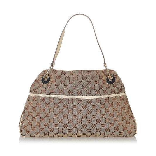 Gucci GG Canvas Eclipse Shoulder Bag (SHG-26946)