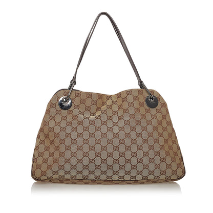 Gucci GG Canvas Eclipse Shoulder Bag (SHG-33340)