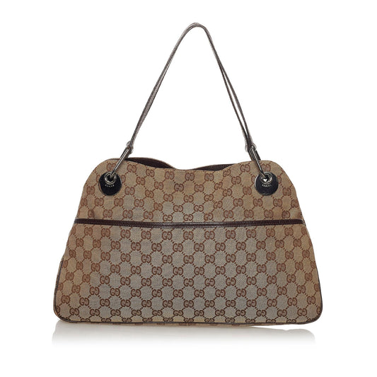 Gucci GG Canvas Eclipse Shoulder Bag (SHG-33340)