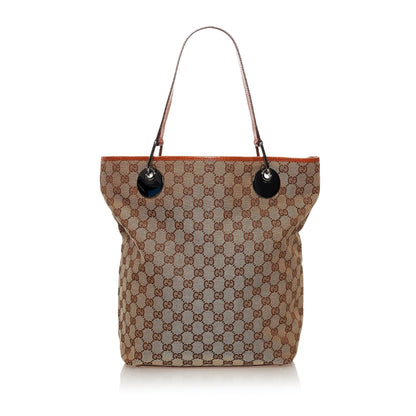 Gucci GG Canvas Eclipse Tote Bag (SHG-33088)