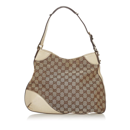 Gucci GG Canvas Hasler Shoulder Bag (SHG-33637)