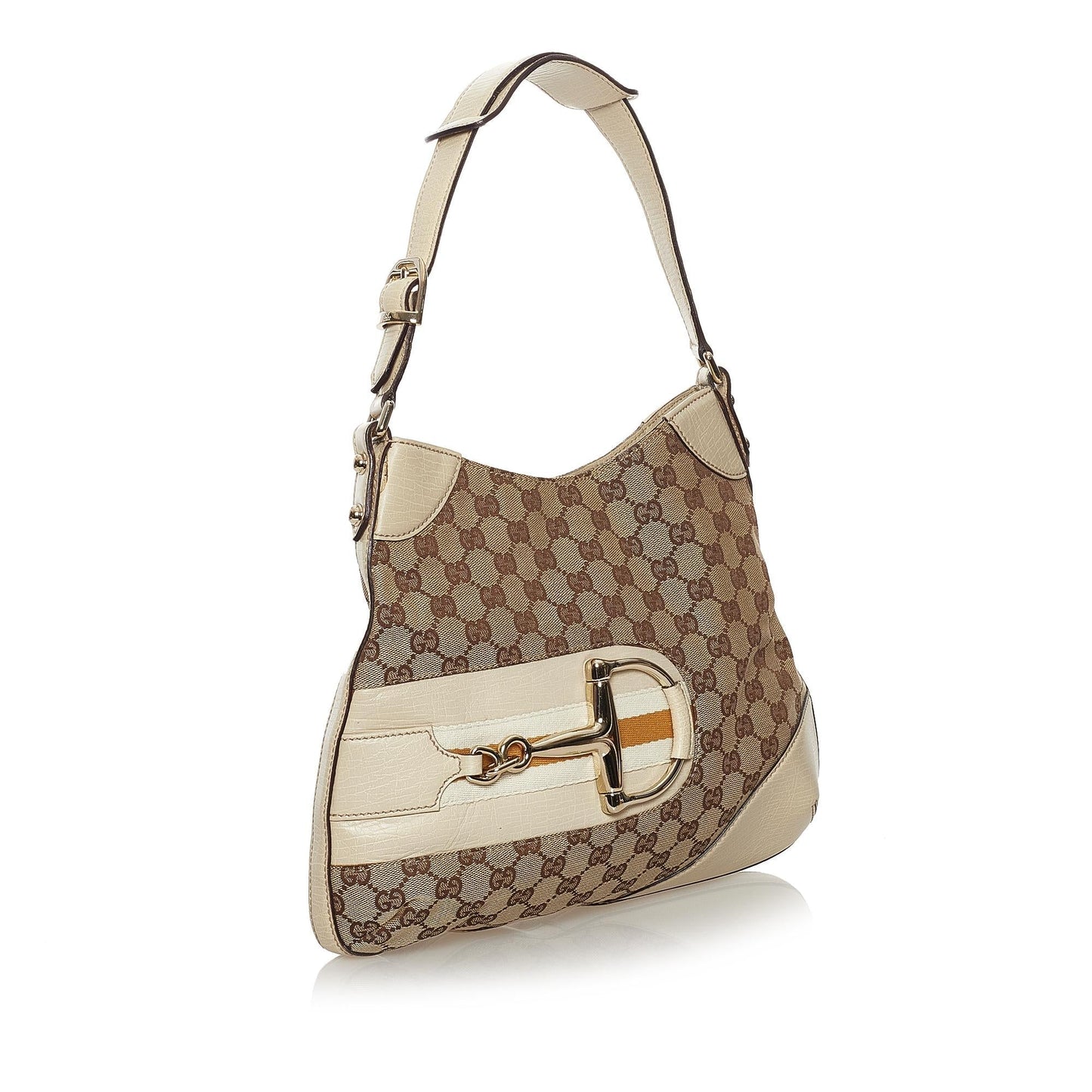 Gucci GG Canvas Hasler Shoulder Bag (SHG-33637)