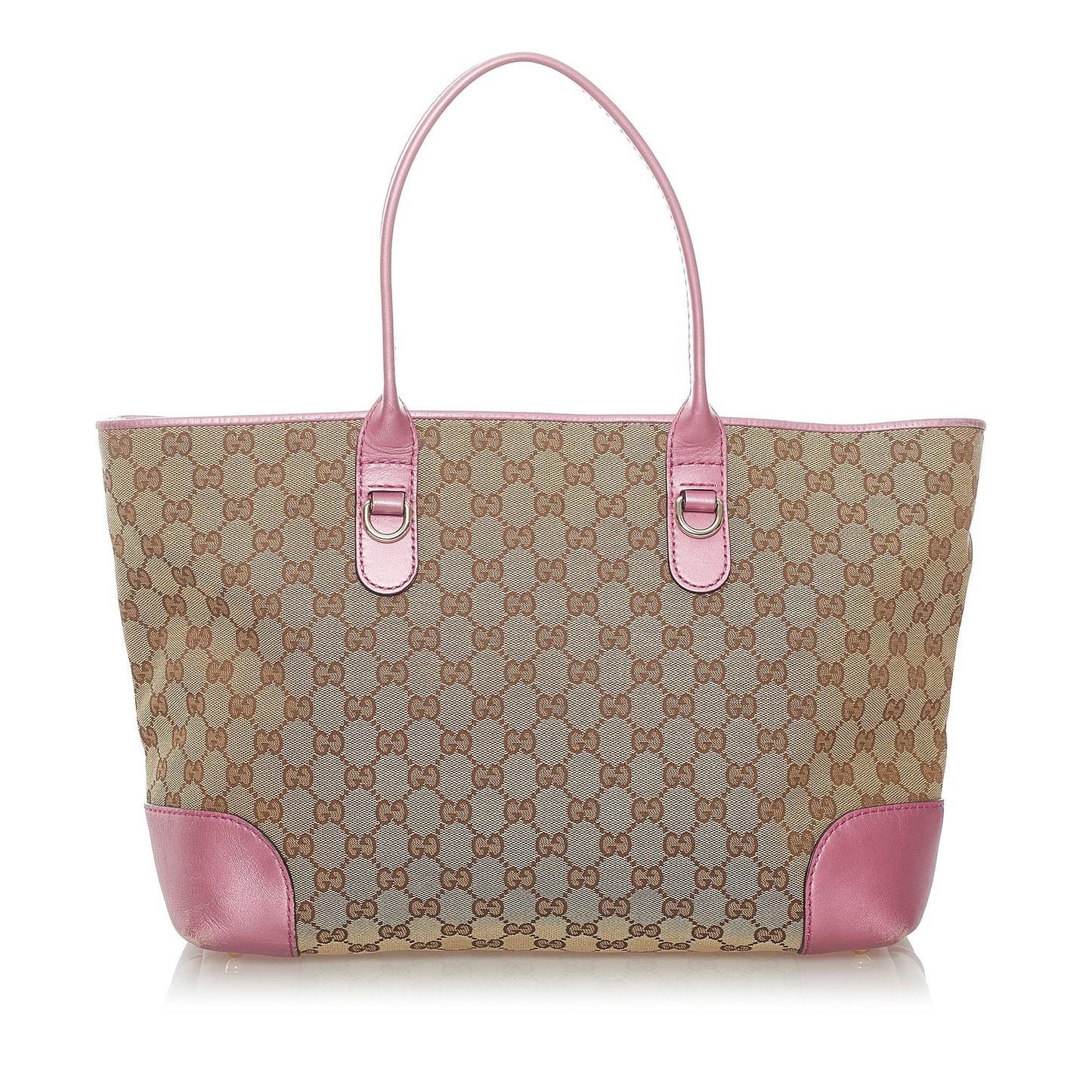 Gucci GG Canvas Heart Bit Tote Bag (SHG-32999)