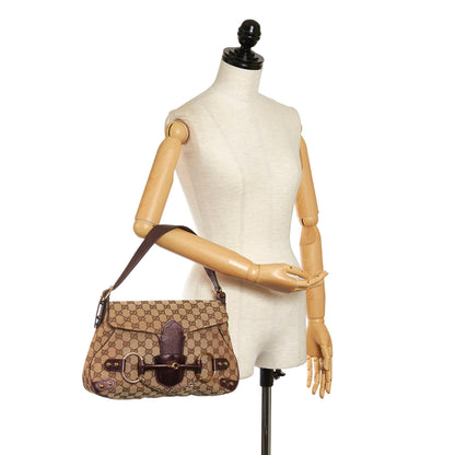 Gucci GG Canvas Horsebit Handbag (SHG-32962)