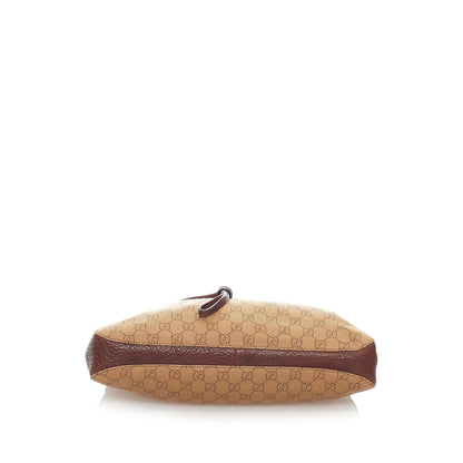 Gucci GG Canvas Horsebit Shoulder Bag (SHG-33270)