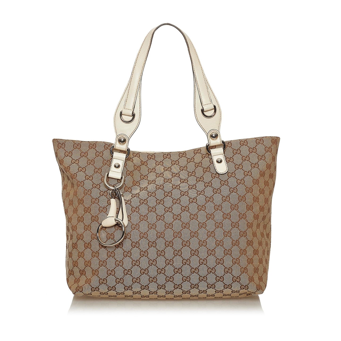 Gucci GG Canvas Icon Bit Tote Bag (SHG-28557)