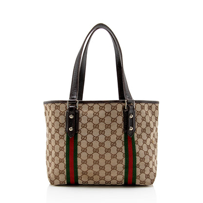 Gucci GG Canvas Jolicoeur Medium Tote (SHF-15459)