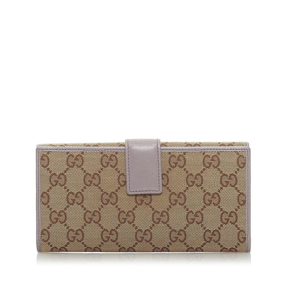 Gucci GG Canvas Long Wallet (SHG-33229)