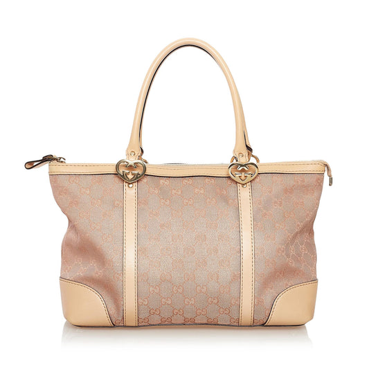 Gucci GG Canvas Lovely Tote Bag (SHG-33841)