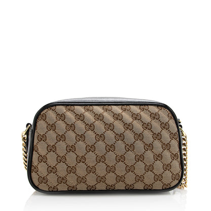 Gucci GG Canvas GG Marmont Small Shoulder Bag (SHF-18564)