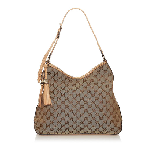 Gucci GG Canvas Marrakech Shoulder Bag (SHG-33110)