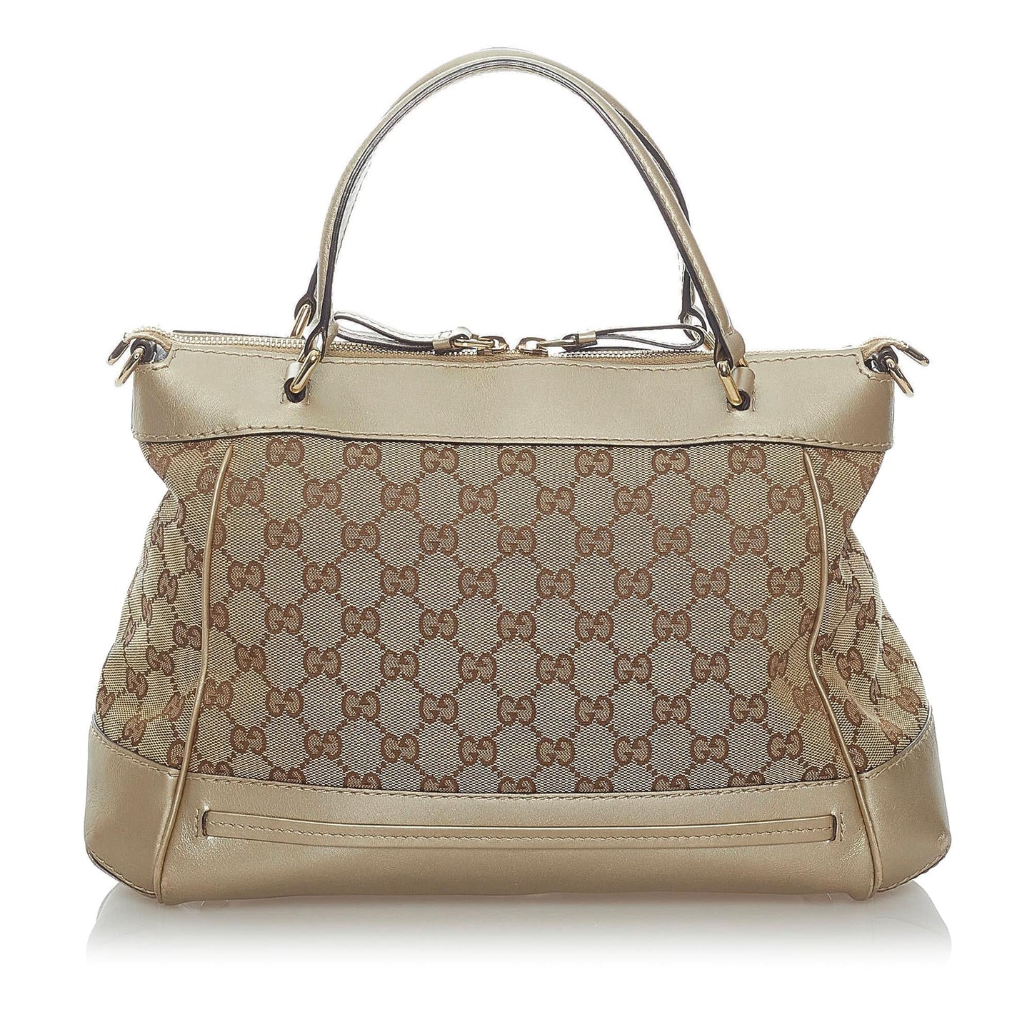 Gucci GG Canvas Mayfair Satchel (SHG-33075)