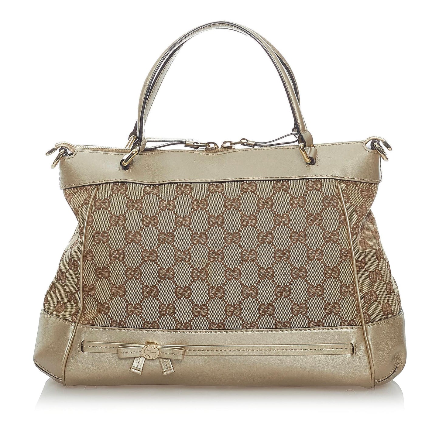 Gucci GG Canvas Mayfair Satchel (SHG-33075)