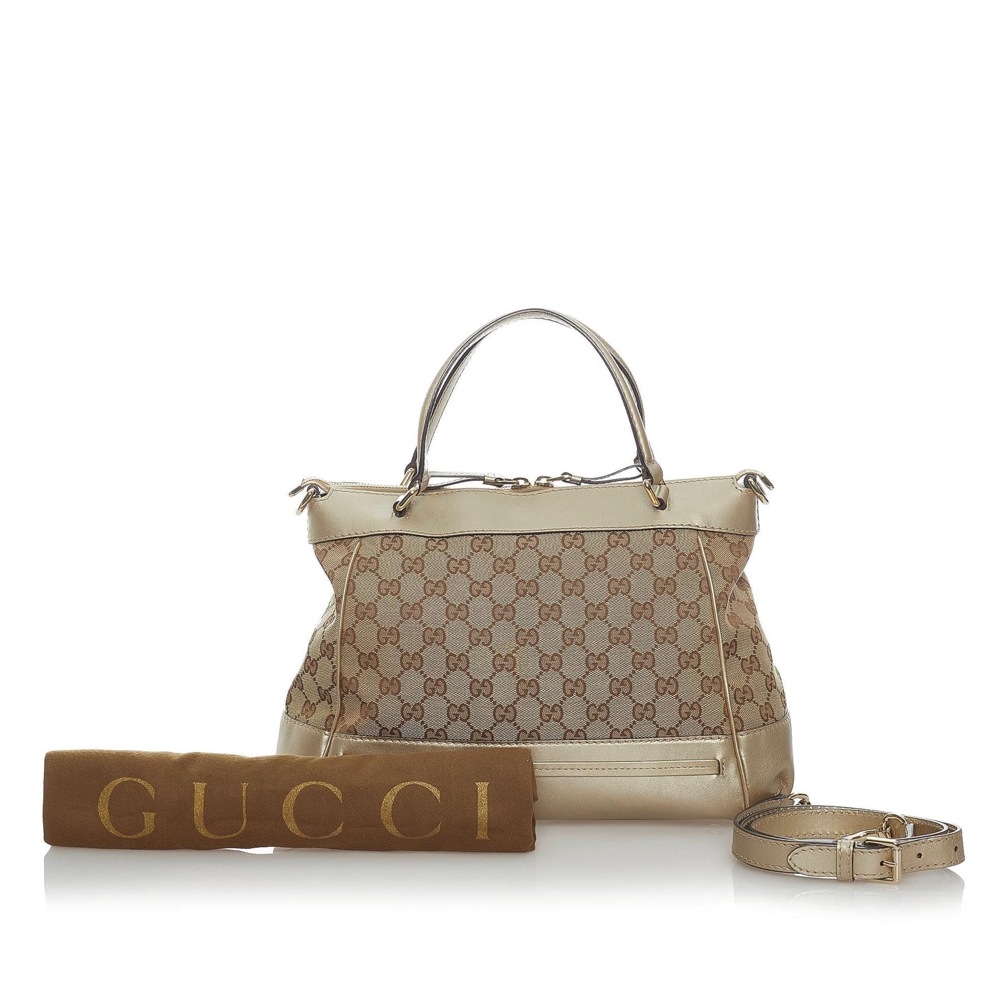 Gucci GG Canvas Mayfair Satchel (SHG-33075)