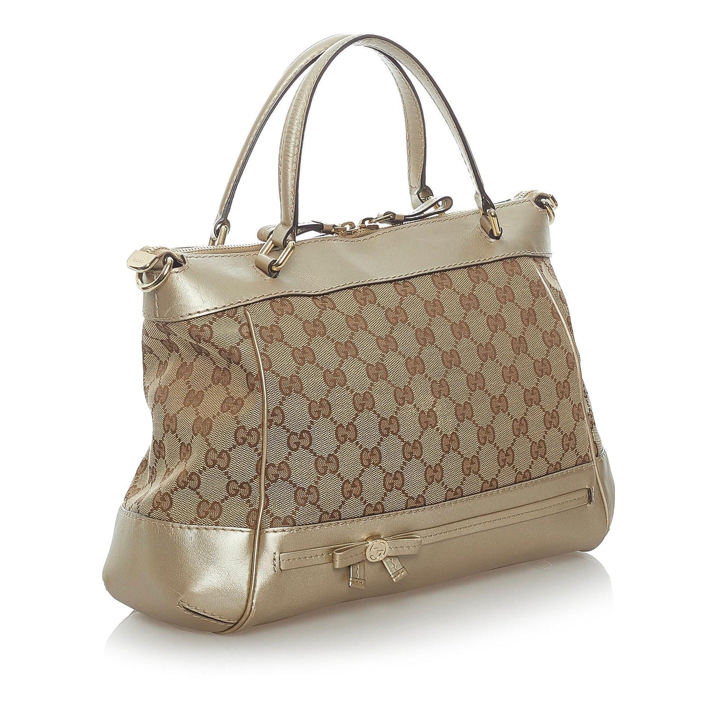 Gucci GG Canvas Mayfair Satchel (SHG-33075)