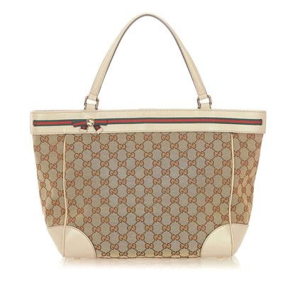 Gucci GG Canvas Mayfair Tote Bag (SHG-20139)