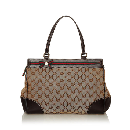 Gucci GG Canvas Mayfair Tote Bag (SHG-28550)