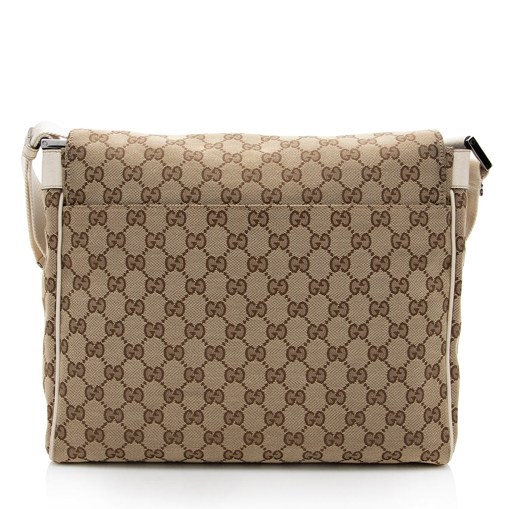 Gucci GG Canvas Messenger Bag (SHF-17833)