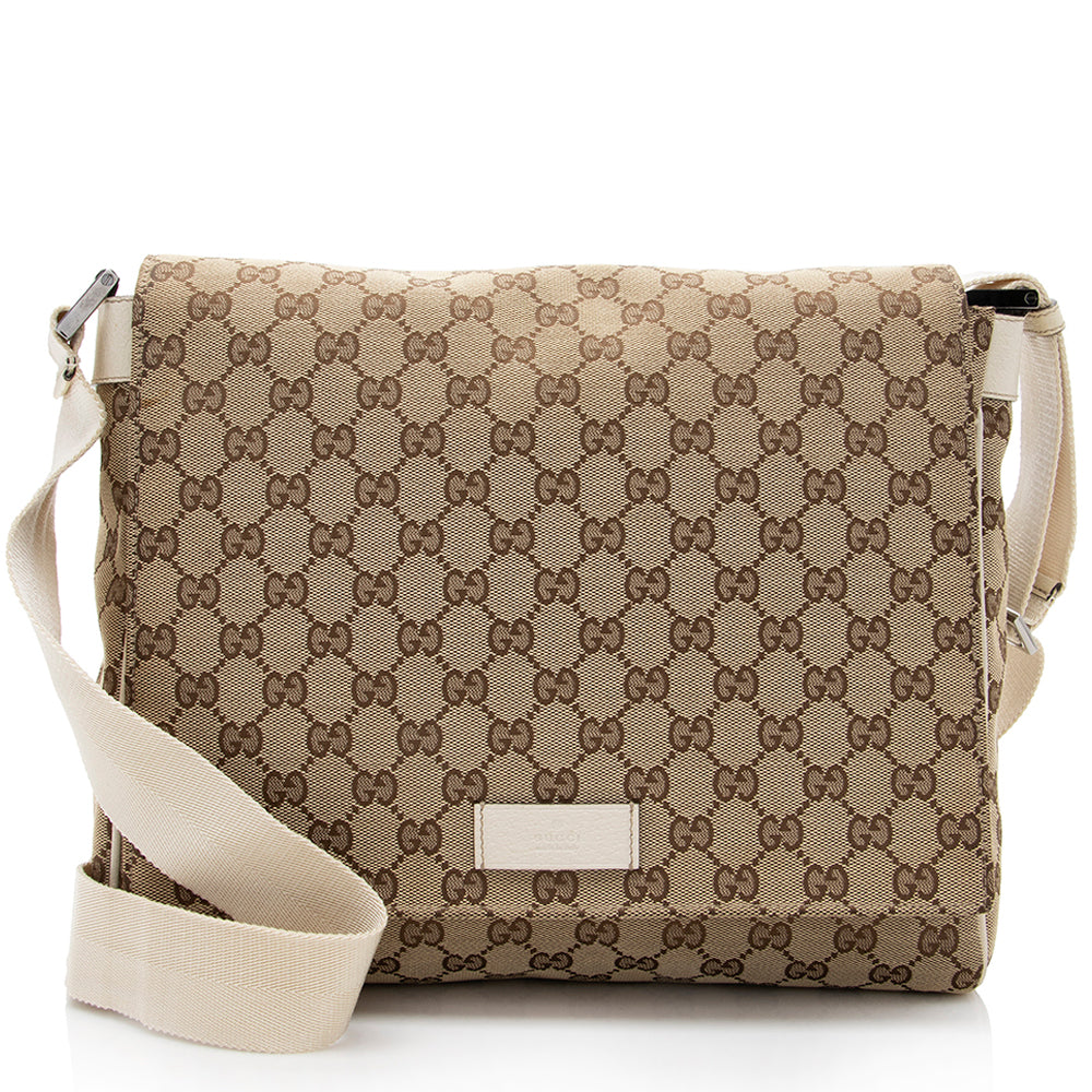 Gucci GG Canvas Messenger Bag (SHF-17833)