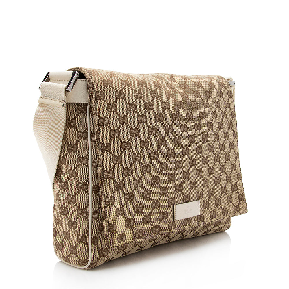 Gucci GG Canvas Messenger Bag (SHF-17833)